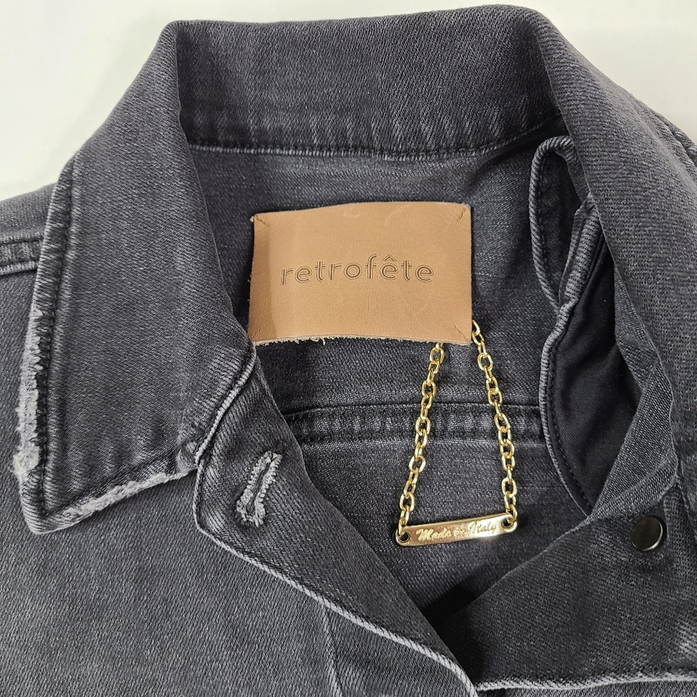 Retrofete Ada denim Jacket distressed grey - Picture 4 of 6
